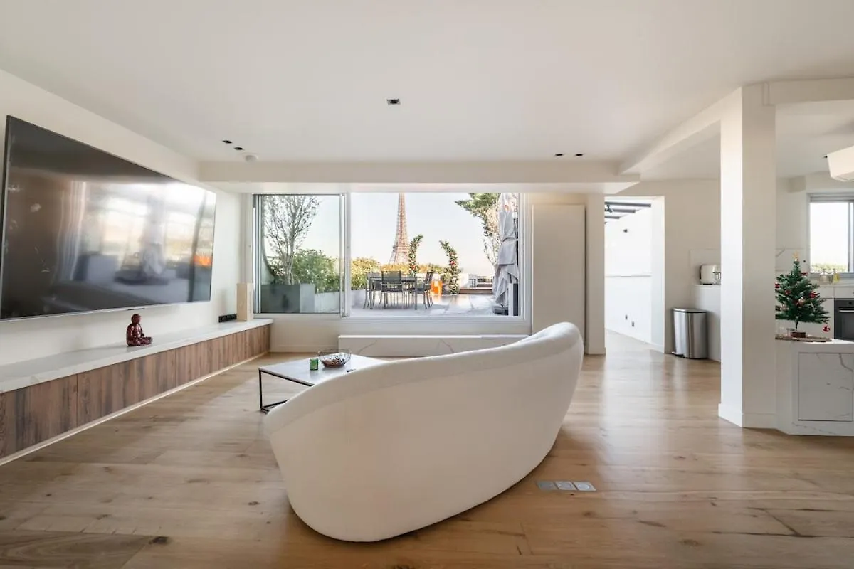 Splendide Apartment Rooftop Jacuzzi Tour Eiffel Ac Paris